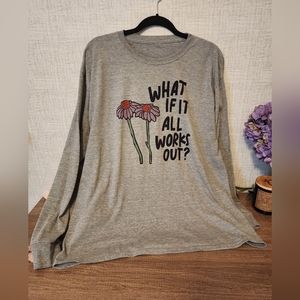 Long sleeve grey shirt